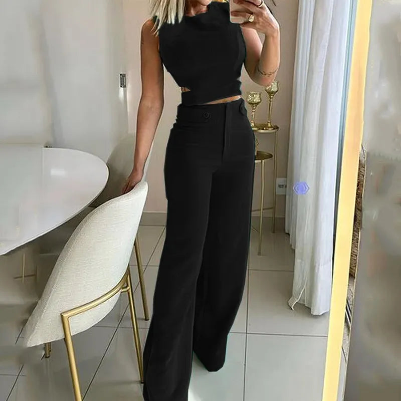 Ensemble deux-pièces taille haute - Confortable et élégant
