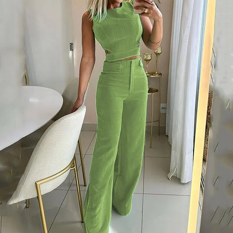 Ensemble deux-pièces taille haute - Confortable et élégant