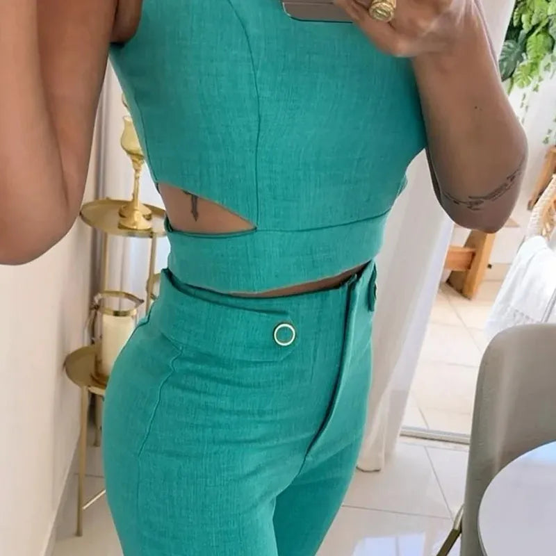 Ensemble deux-pièces taille haute - Confortable et élégant