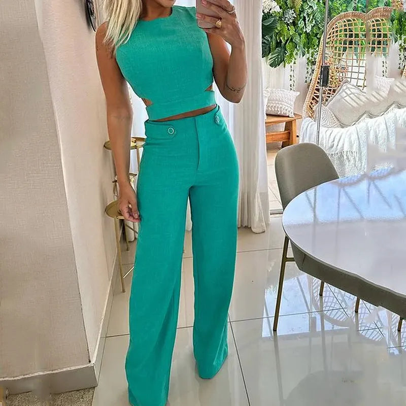 Ensemble deux-pièces taille haute - Confortable et élégant