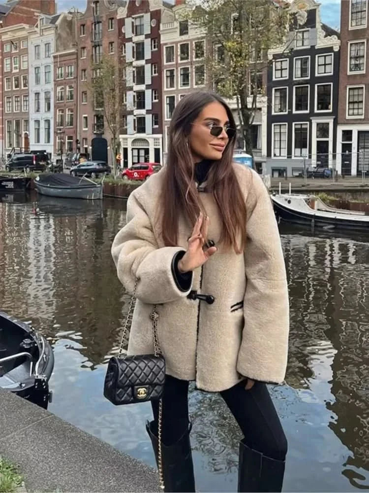 Manteau d'hiver chaud, chic et polyvalent pour femme