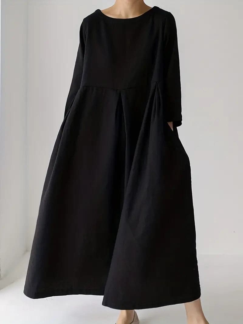 Era - Robe longue ample en finition de haute qualité