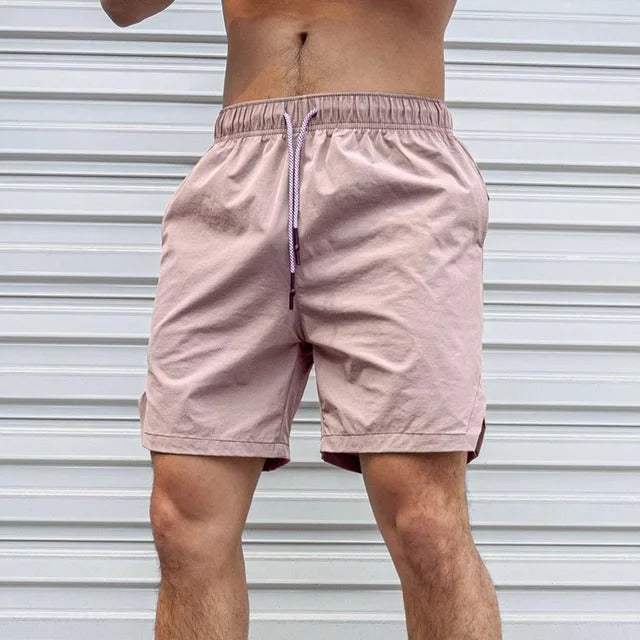 Short de Bain Homme - Taille Élastique avec Cordon - Coupe Confortable - Respirant