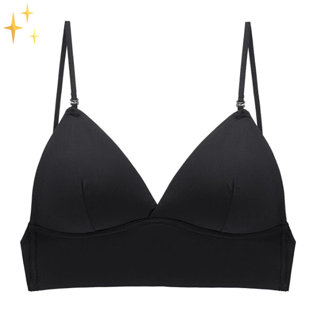 Soutien-gorge femme dos nu – Bonnets sans couture – Bretelles réglables – Tissu respirant