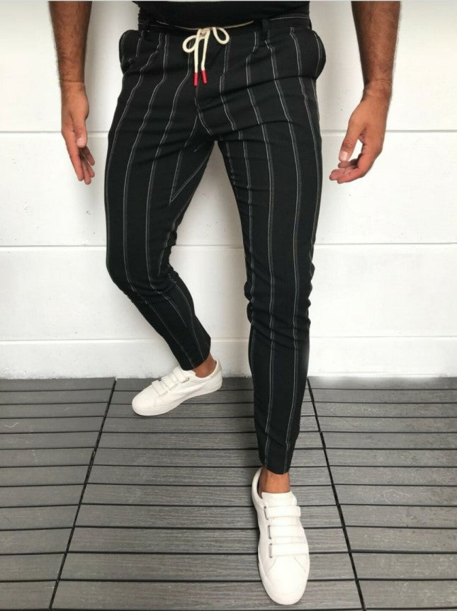 Alan - Pantalon rayé élégant