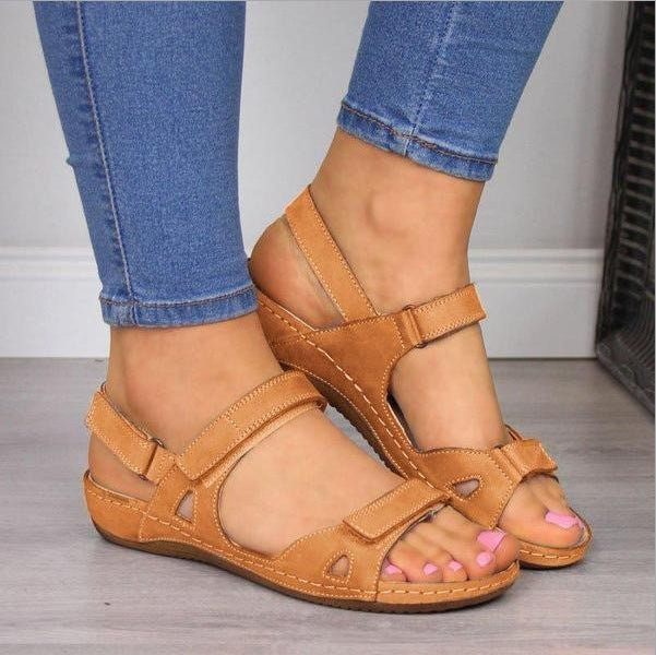 Sandales Femme – Confort Orthopédique – Semelle Souple – Brides Réglables