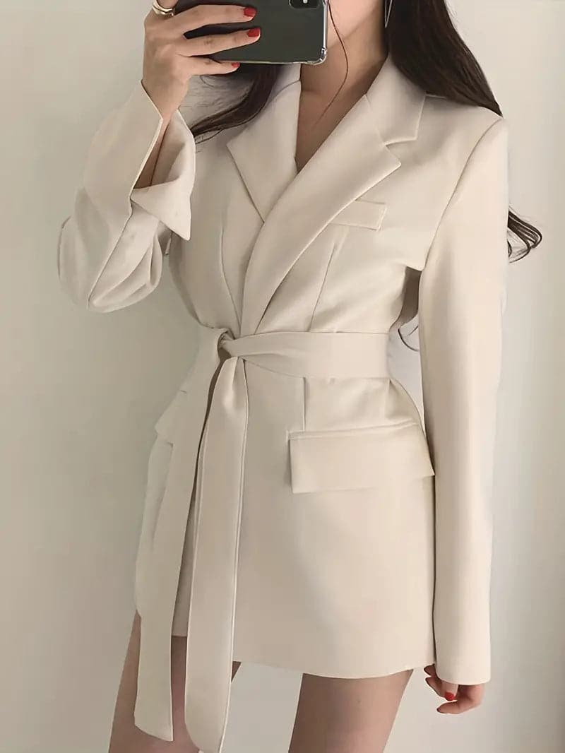 Melly - Manteau blazer de qualité supérieure, coupe chic
