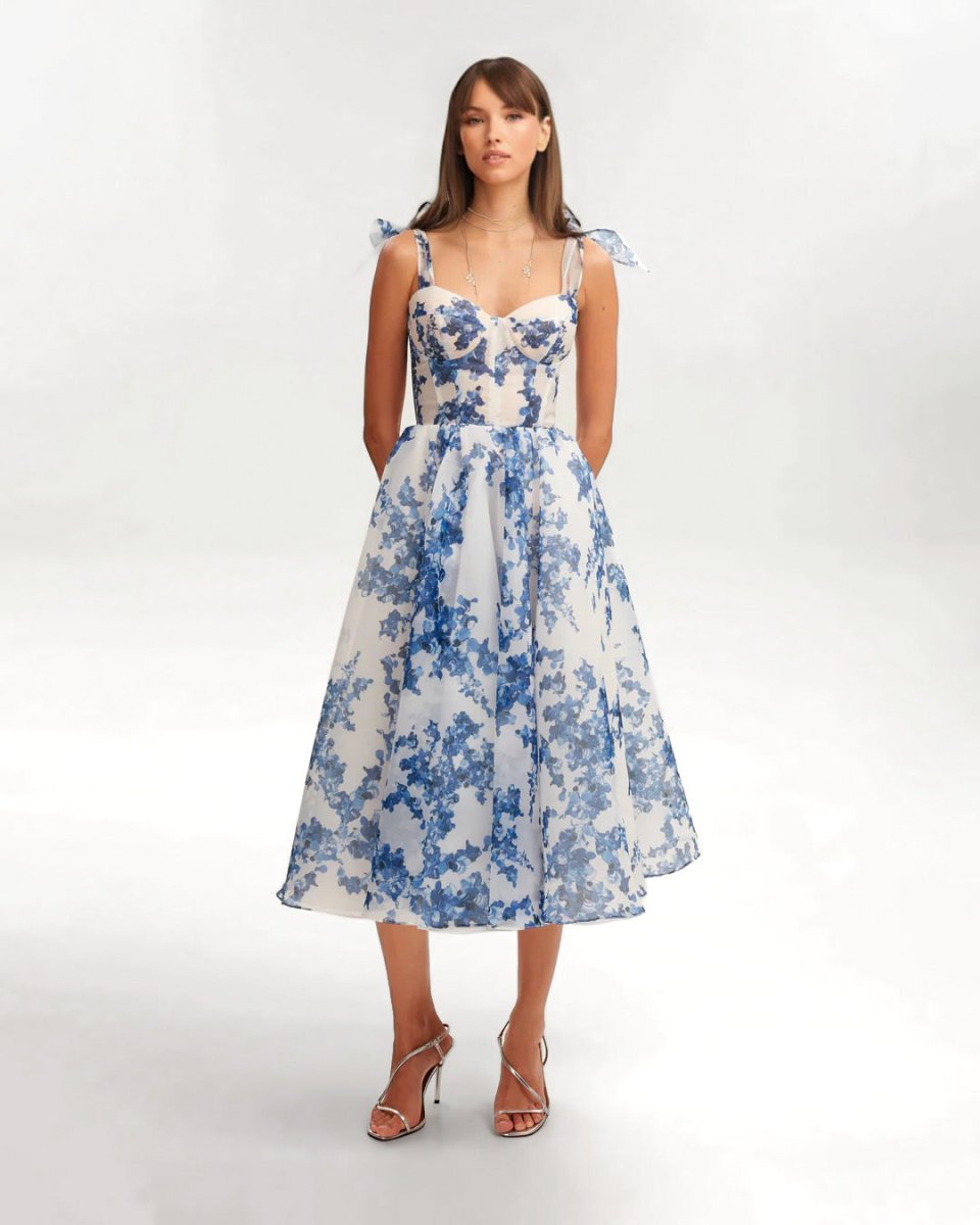 Robe bleue enchanteresse - Élégante et respirante