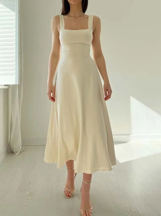 Robe à larges bretelles en coton - Confortable, élégante et respirante
