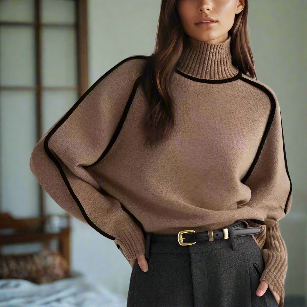 Pull à Col Roulé Cozy Luxe, Élégant, Doux et Chic pour Femmes
