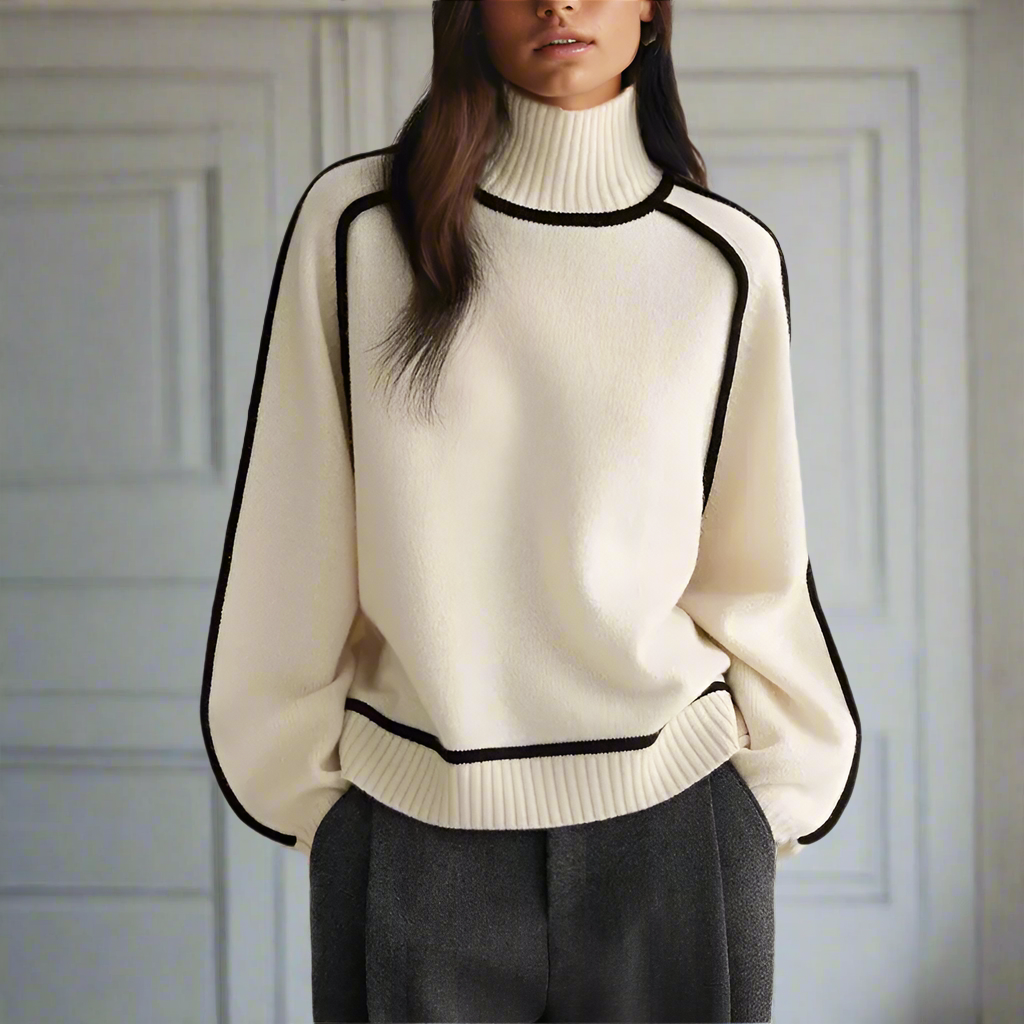 Pull à Col Roulé Cozy Luxe, Élégant, Doux et Chic pour Femmes