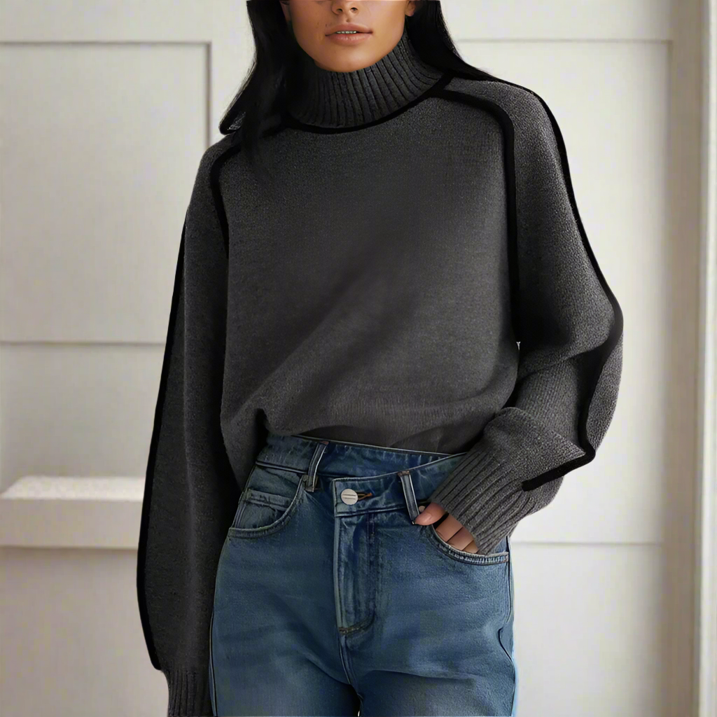 Pull à Col Roulé Cozy Luxe, Élégant, Doux et Chic pour Femmes