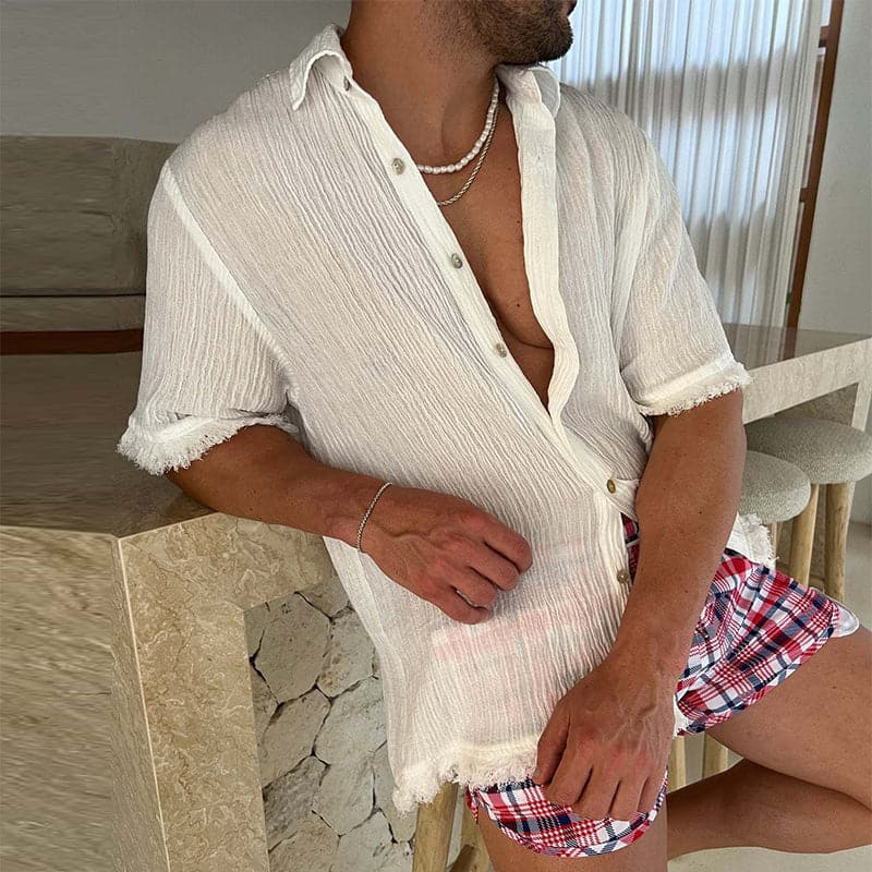 Samuel - Chemise d'été décontractée et respirante