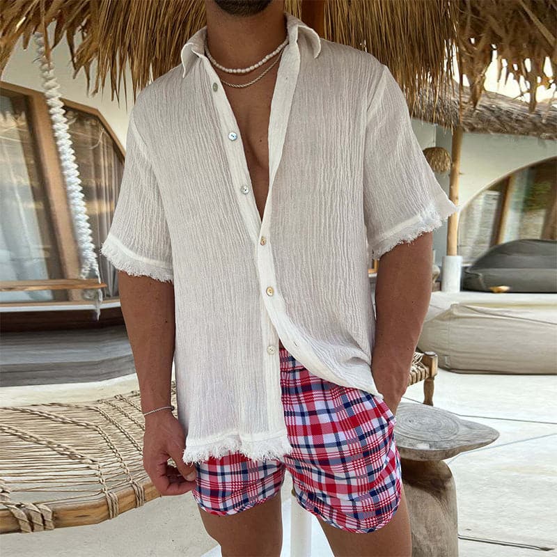 Samuel - Chemise d'été décontractée et respirante