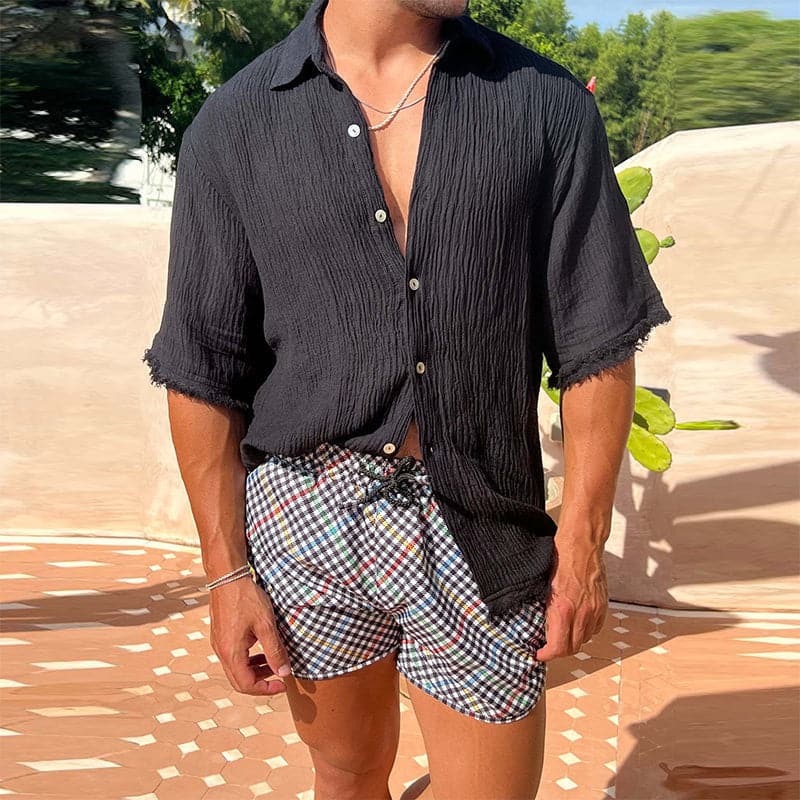 Samuel - Chemise d'été décontractée et respirante