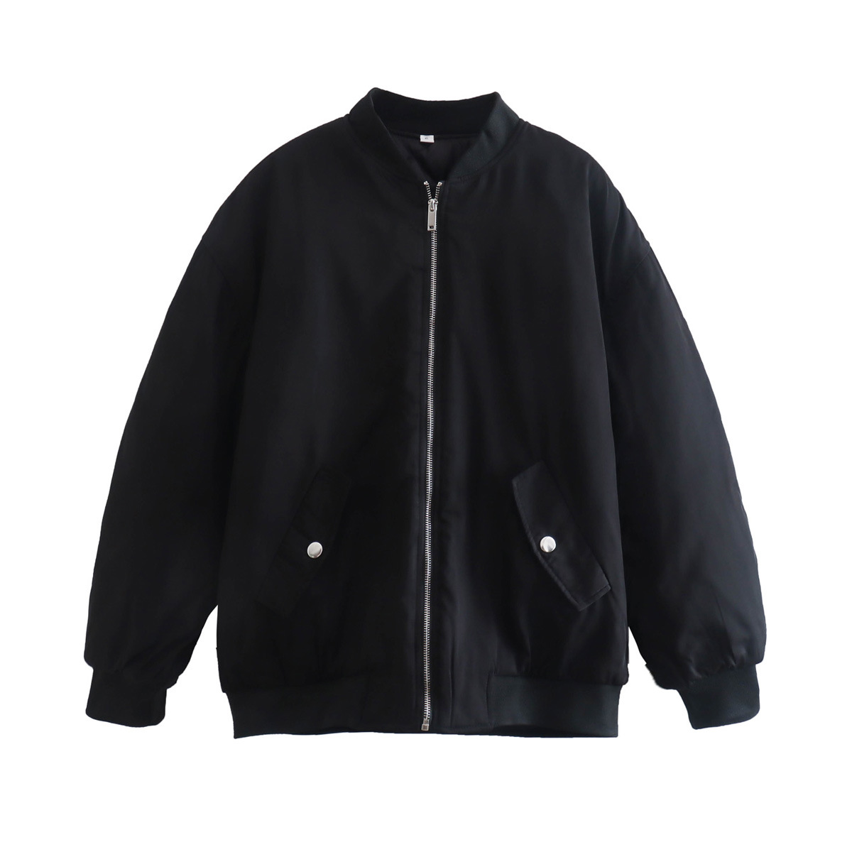 Blouson bomber femme – Coupe oversize – Matelassé doux – Zip frontal – Style streetwear