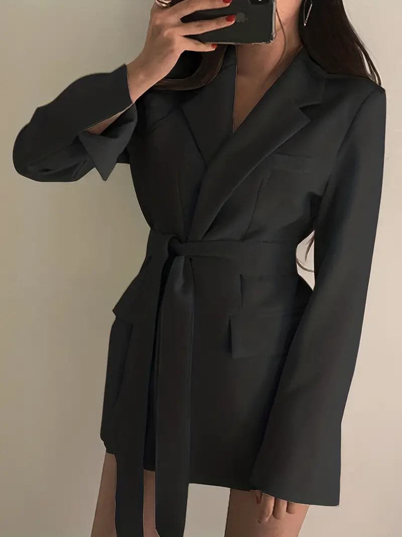 Melly - Manteau blazer de qualité supérieure, coupe chic
