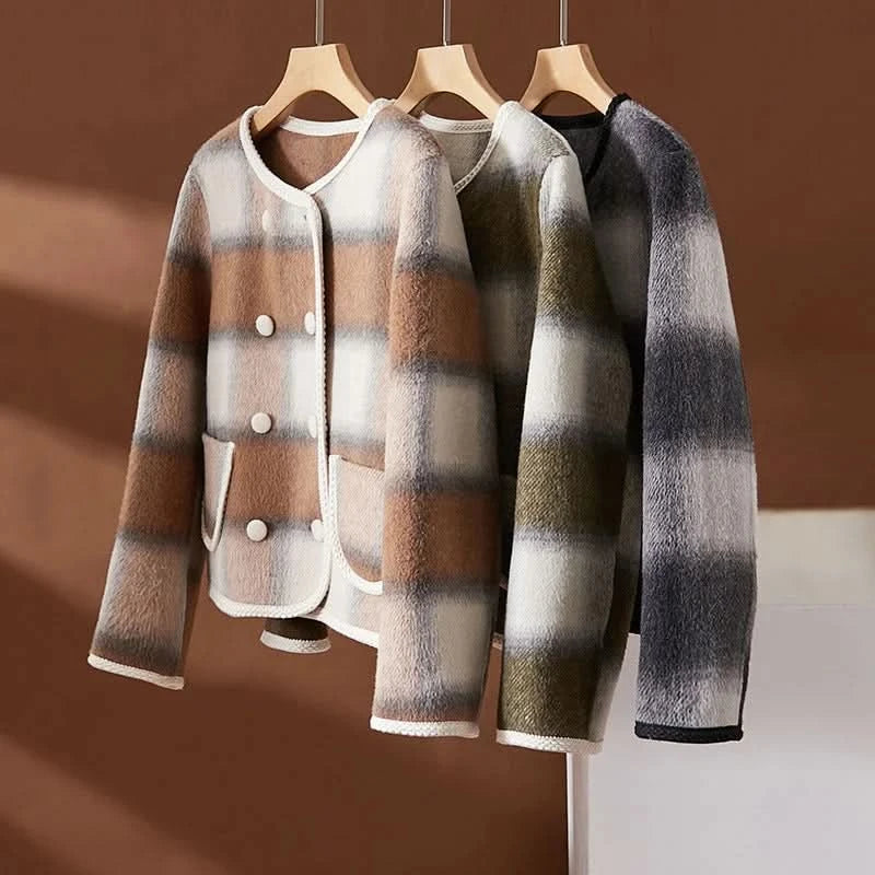 Veste d'hiver élégante, confortable et tendance pour femme.