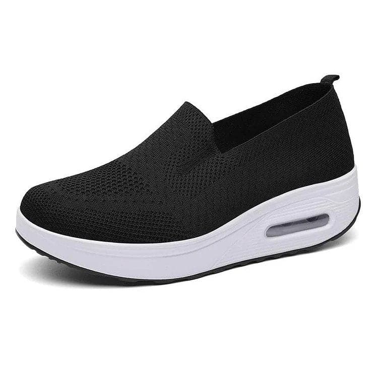 Chaussures Slip-on Femme - Respirantes - Semelle Amortissante - Confort Quotidien
