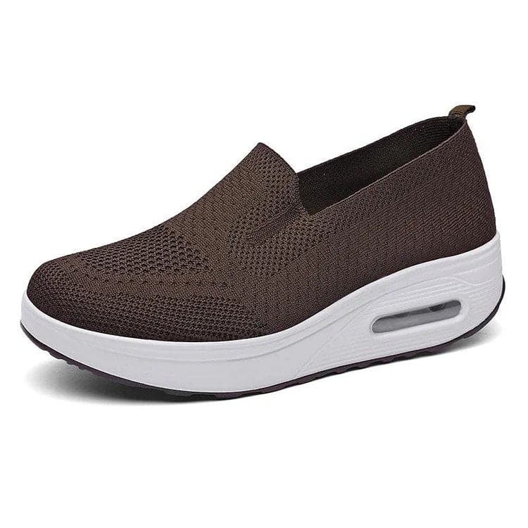 Chaussures Slip-on Femme - Respirantes - Semelle Amortissante - Confort Quotidien