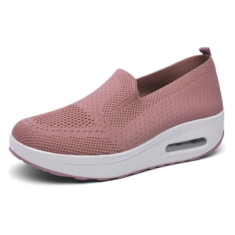 Chaussures Slip-on Femme - Respirantes - Semelle Amortissante - Confort Quotidien