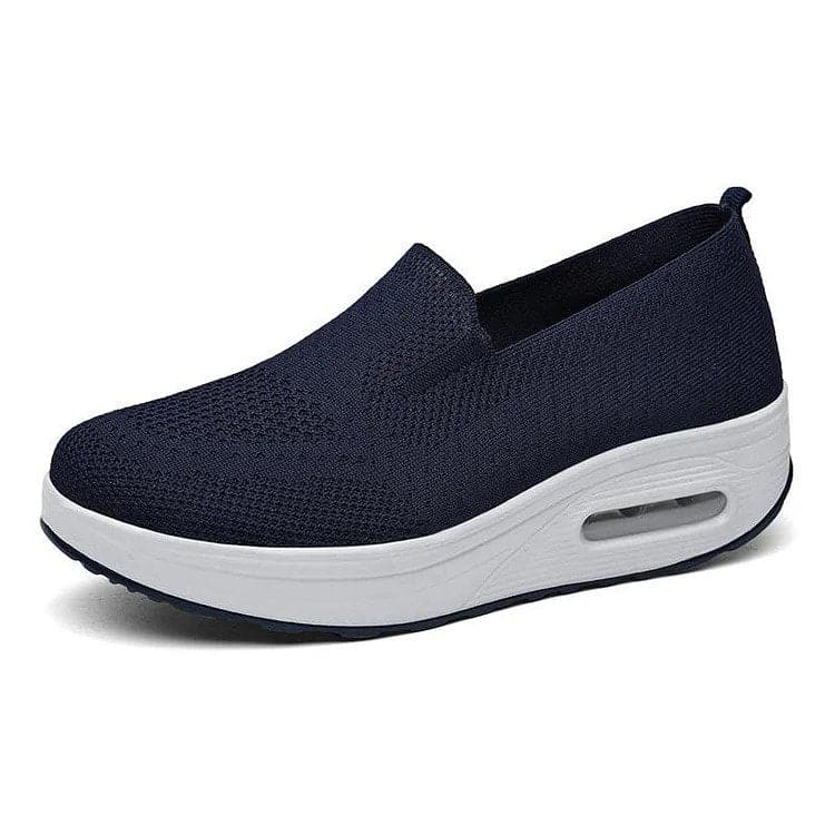Chaussures Slip-on Femme - Respirantes - Semelle Amortissante - Confort Quotidien