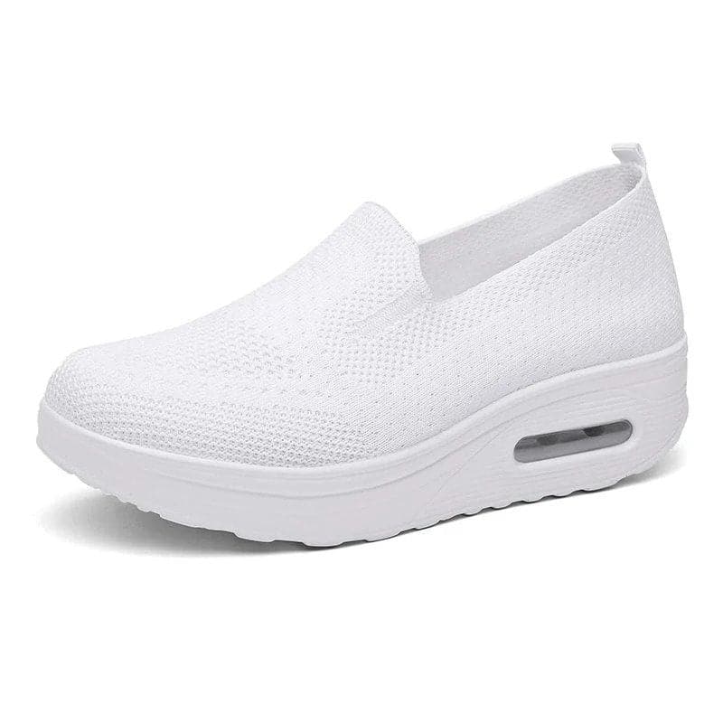 Chaussures Slip-on Femme - Respirantes - Semelle Amortissante - Confort Quotidien