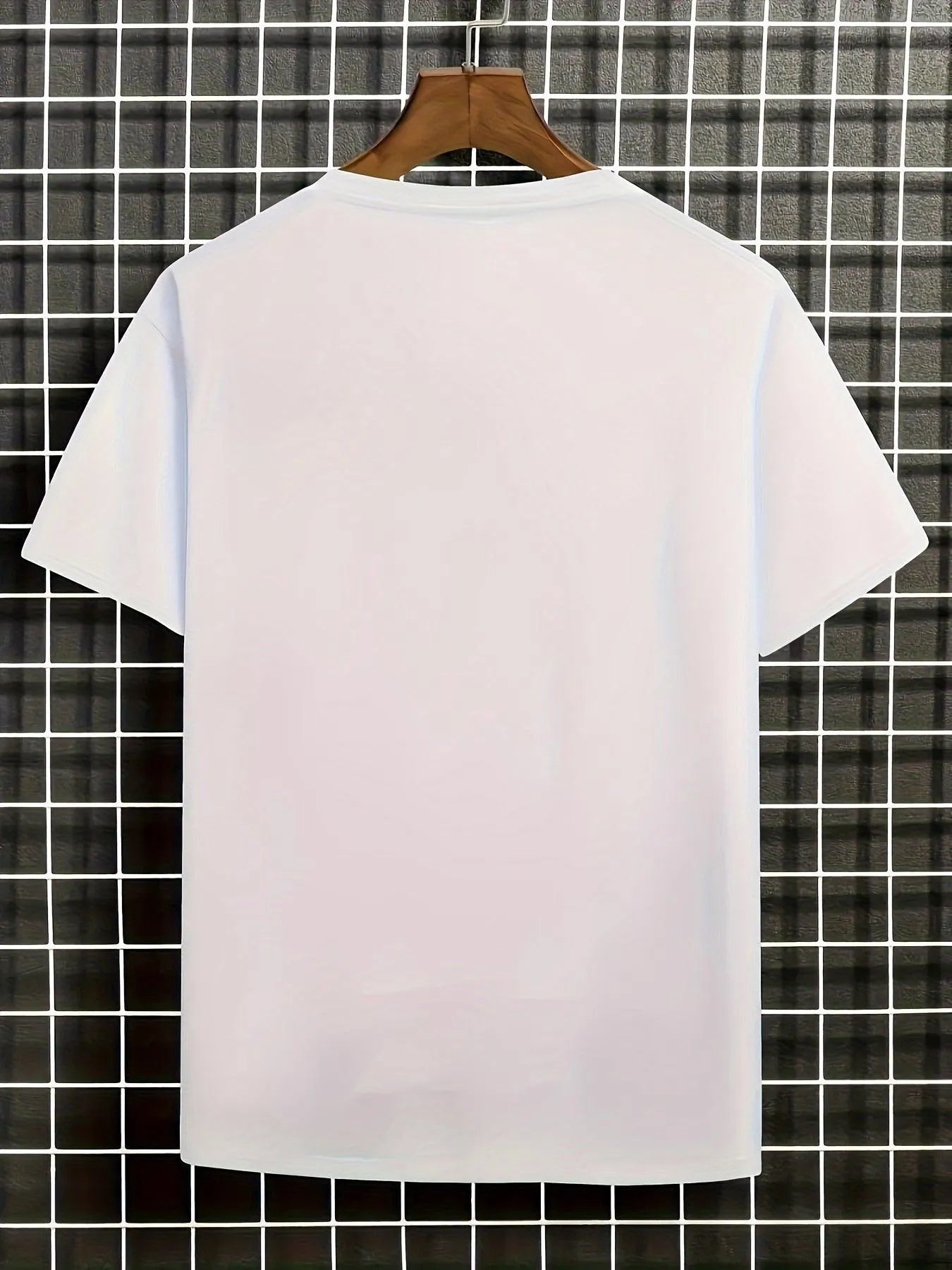 T-shirt Homme - Col Rond - Coupe Standard - Motif Artistique Style Asiatique - Manches Courtes