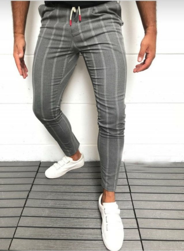 Alan - Pantalon rayé élégant