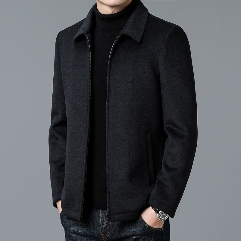 Veste homme – Coupe ajustée – Longueur hanches – Design minimaliste – Fermeture zippée