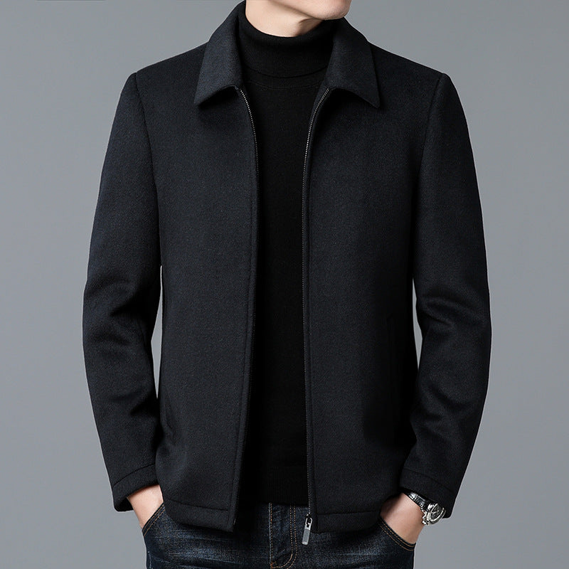 Veste homme – Coupe ajustée – Longueur hanches – Design minimaliste – Fermeture zippée