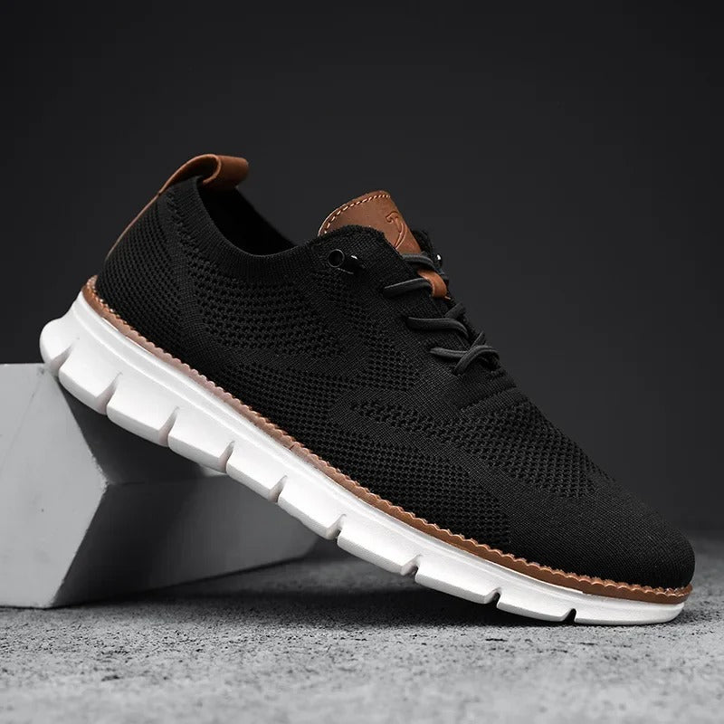 Baskets homme – Bas profil – Maille douce respirante – Semelle flexible antidérapante