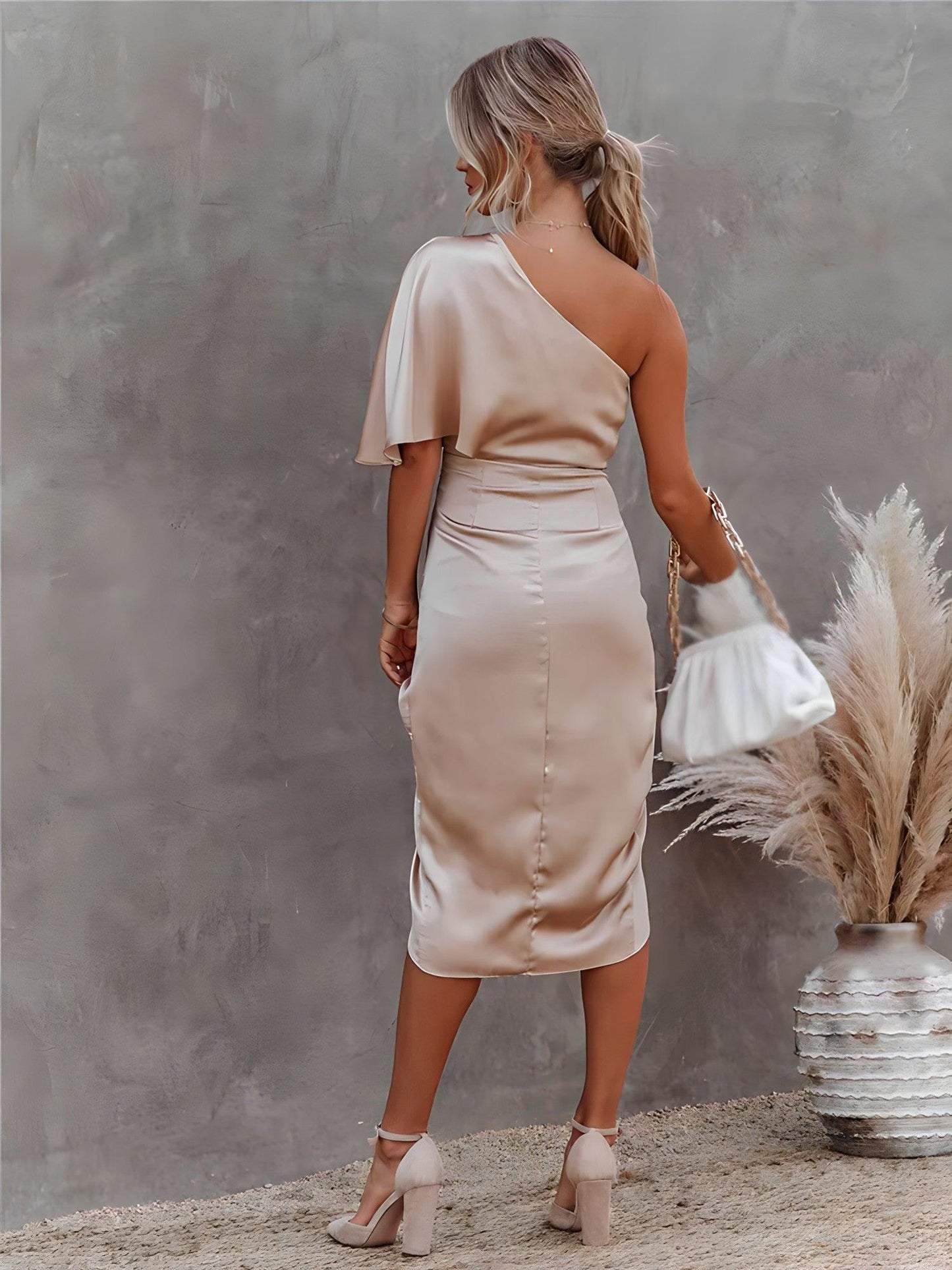 SUZANNE - Robe de soirée élégante en soie