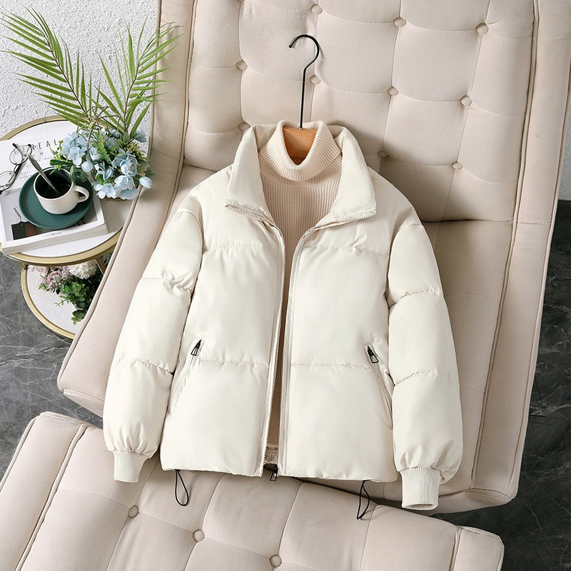 Veste matelassée femme – Coupe oversize – Col montant – Déperlante et chaude