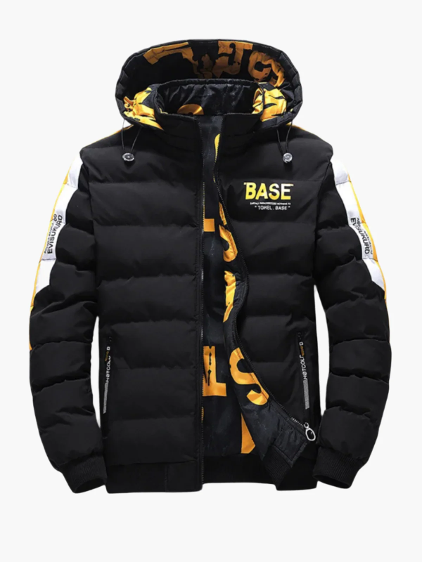 Veste matelassée homme – coupe regular – capuche ajustable – style urbain chaud