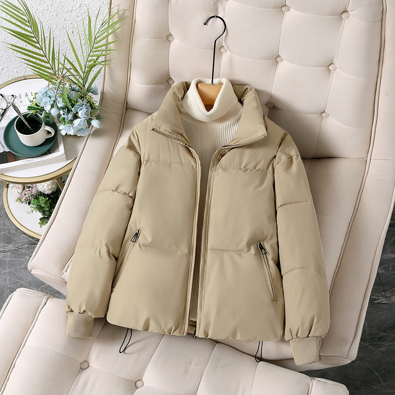 Veste matelassée femme – Coupe oversize – Col montant – Déperlante et chaude