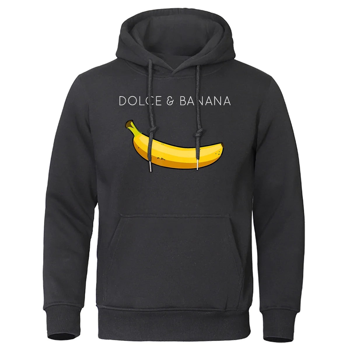 Sweat à capuche homme – Coupe décontractée – Coton – Motif graphique ludique