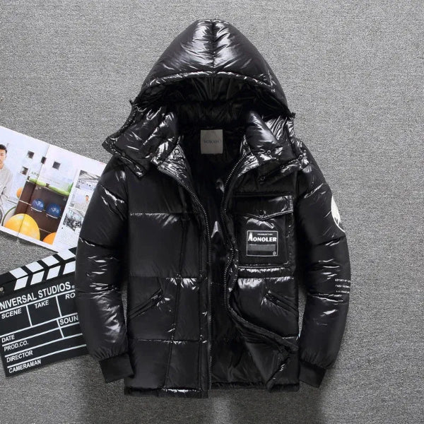 Veste matelassée homme – Déperlante – Capuche – Coupe standard – Style décontracté