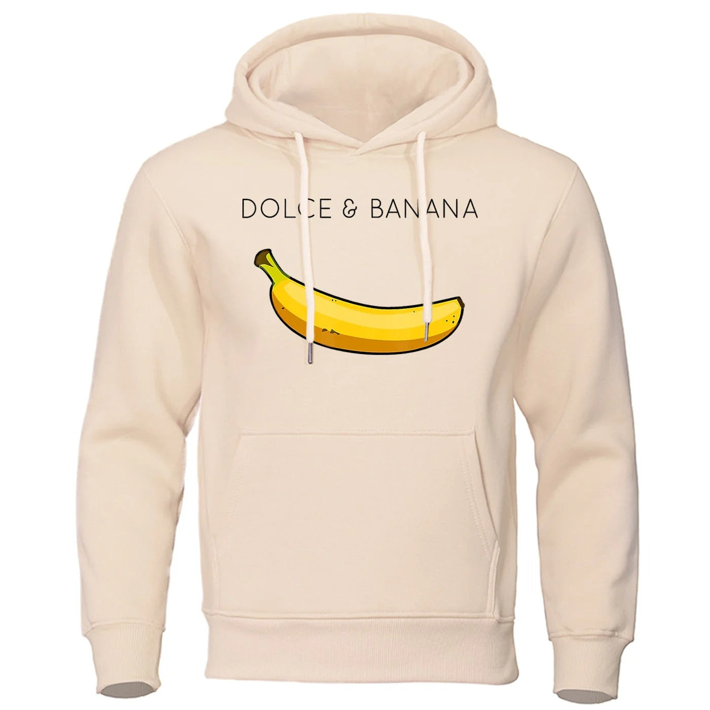 Sweat à capuche homme – Coupe décontractée – Coton – Motif graphique ludique
