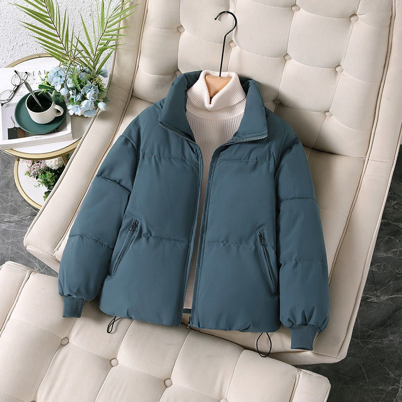 Veste matelassée femme – Coupe oversize – Col montant – Déperlante et chaude