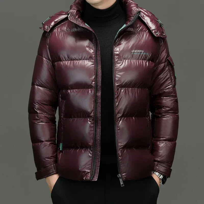Veste matelassée homme – Coupe régulière – Col montant – Fermeture zippée – Déperlante