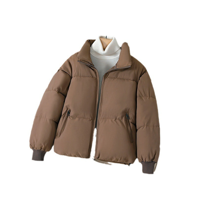Veste matelassée femme – Coupe oversize – Col montant – Déperlante et chaude