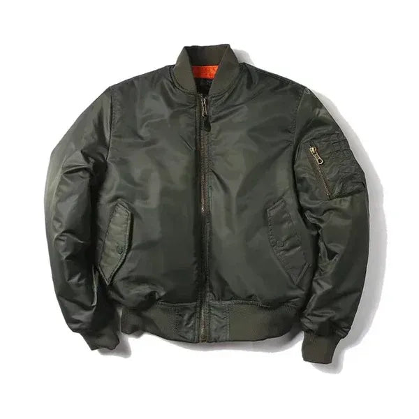 Blouson femme – Coupe décontractée – Tissu coupe-vent – Finition côtelée – Poches zippées
