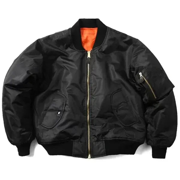 Blouson femme – Coupe décontractée – Tissu coupe-vent – Finition côtelée – Poches zippées