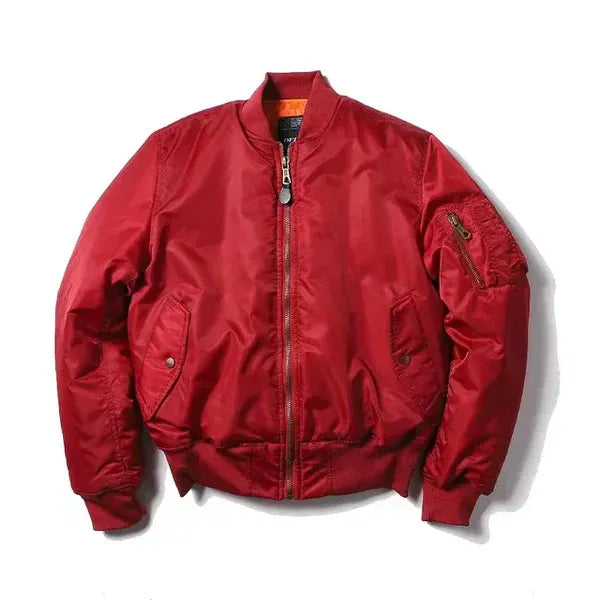 Blouson femme – Coupe décontractée – Tissu coupe-vent – Finition côtelée – Poches zippées