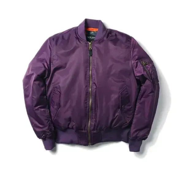Blouson femme – Coupe décontractée – Tissu coupe-vent – Finition côtelée – Poches zippées