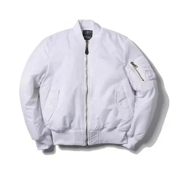 Blouson femme – Coupe décontractée – Tissu coupe-vent – Finition côtelée – Poches zippées