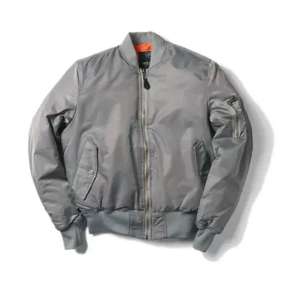 Blouson femme – Coupe décontractée – Tissu coupe-vent – Finition côtelée – Poches zippées