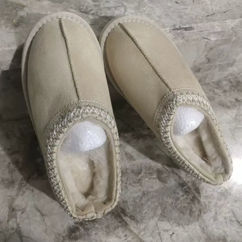 Bottes de neige femme – Bas profil – Doublure chaude – Semelle antidérapante – Légeres