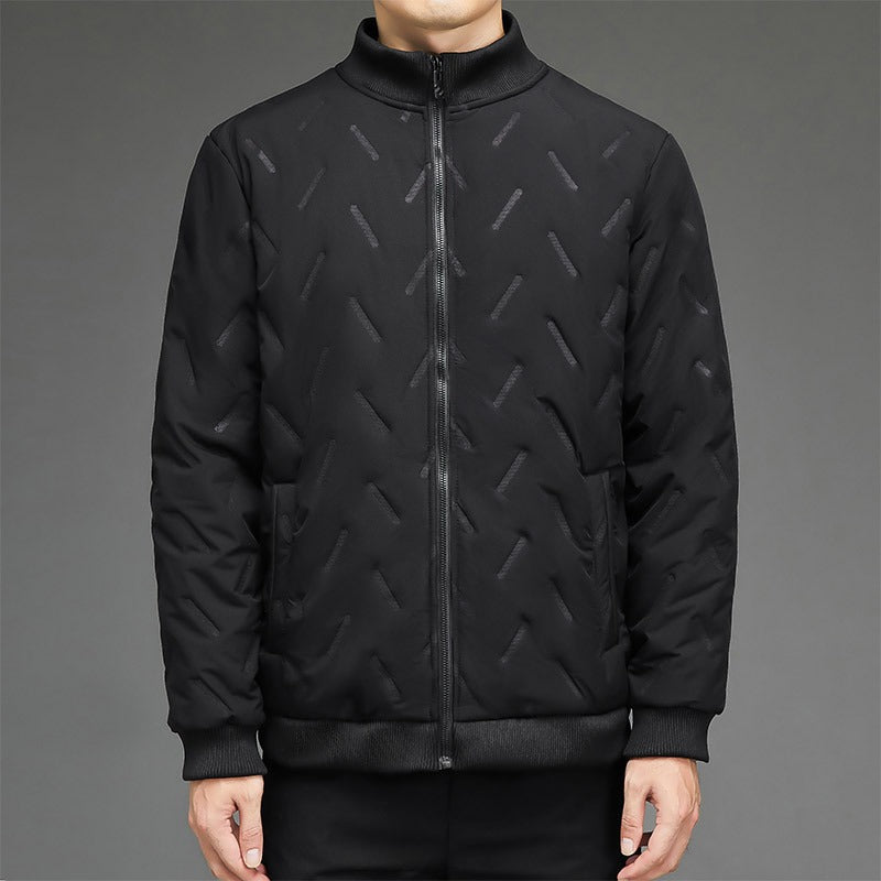 Veste matelassée homme – Duvet isolant – Coupe droite – Col montant zippé